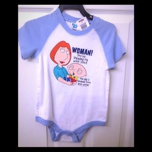 Family Guy 24 months onesie great shower gift NWT